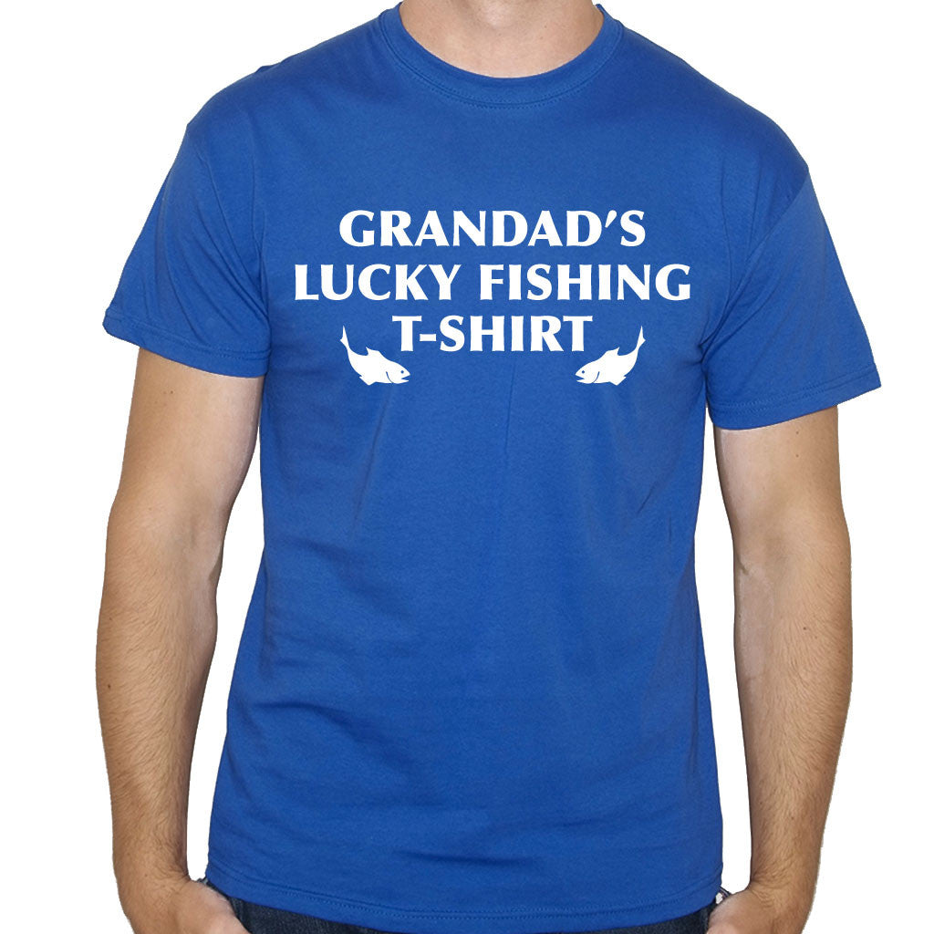 Grandad's Lucky Fishing T-Shirt