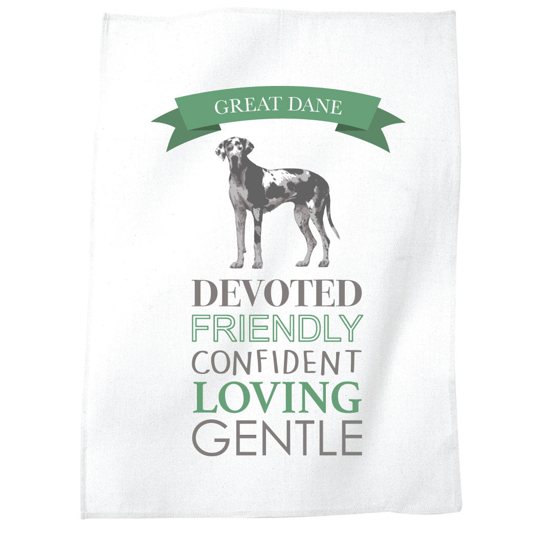 Great Dane Dog Tea Towel