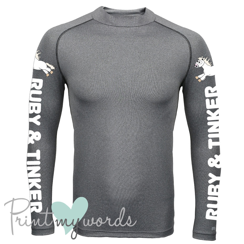 Plodders Children's Personalised XC Long Sleeve Baselayer