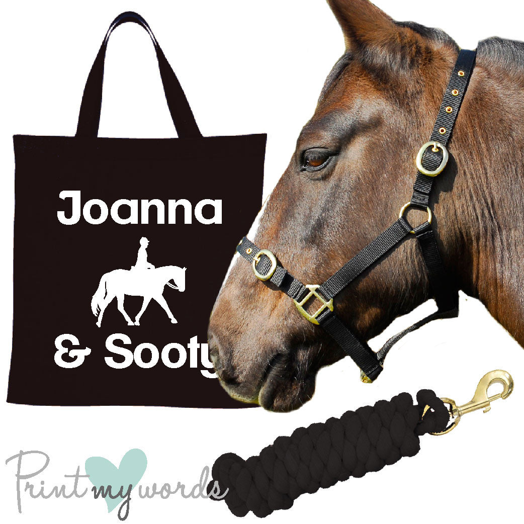 'Alexa' Personalised Matching Equestrian Set - Dressage design