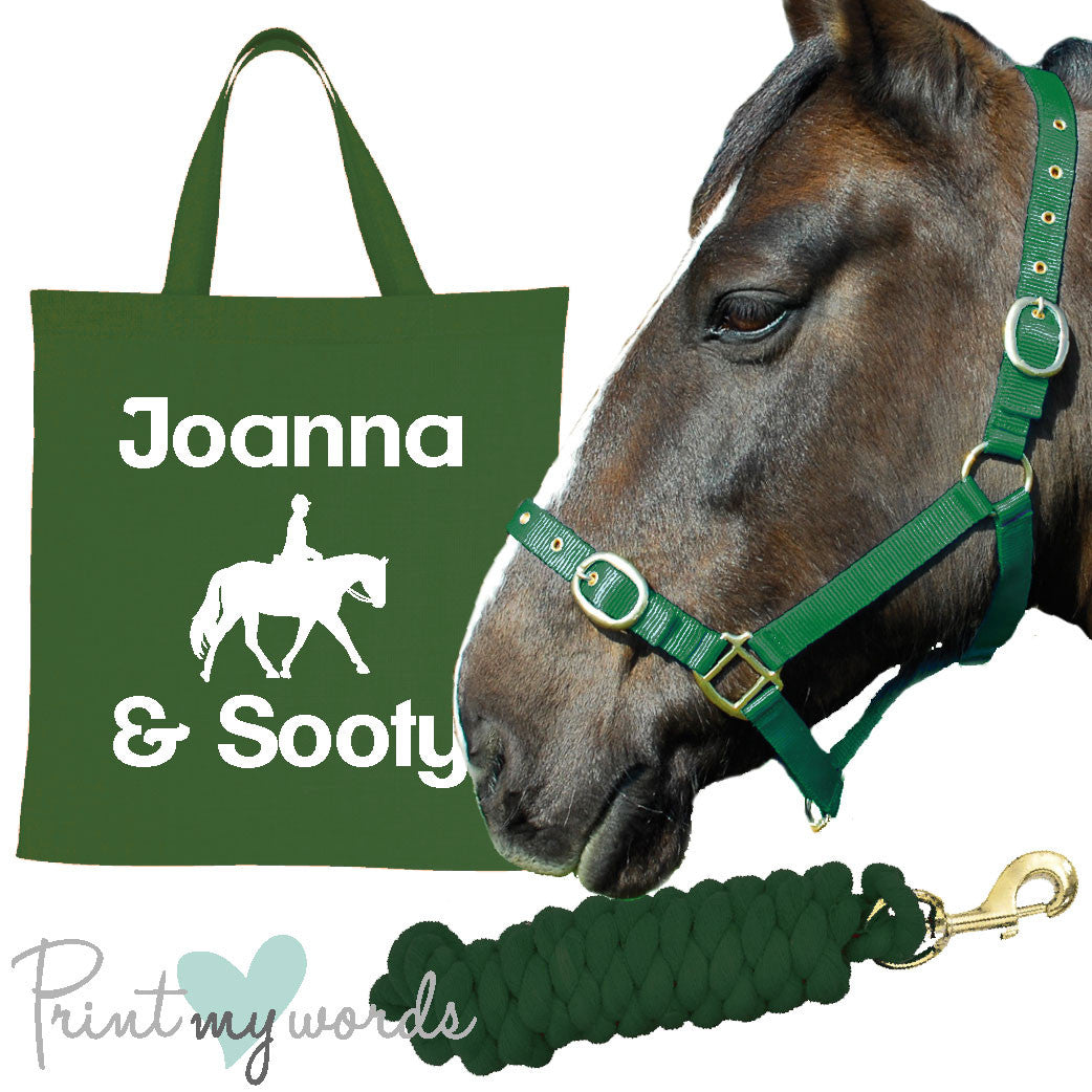 'Alexa' Personalised Matching Equestrian Set - Dressage design