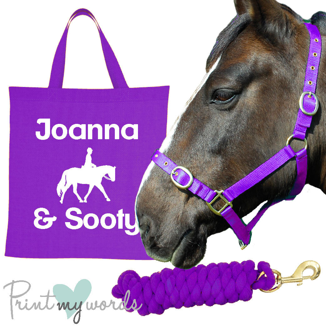 'Alexa' Personalised Matching Equestrian Set - Dressage design