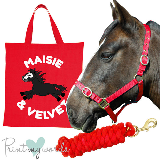 'Alexa' Personalised Matching Equestrian Set - Plodders Design