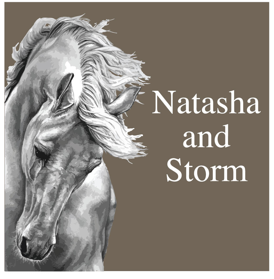 Personalised Horse Head Sketch Equestrian Stickers - Pack of 10.