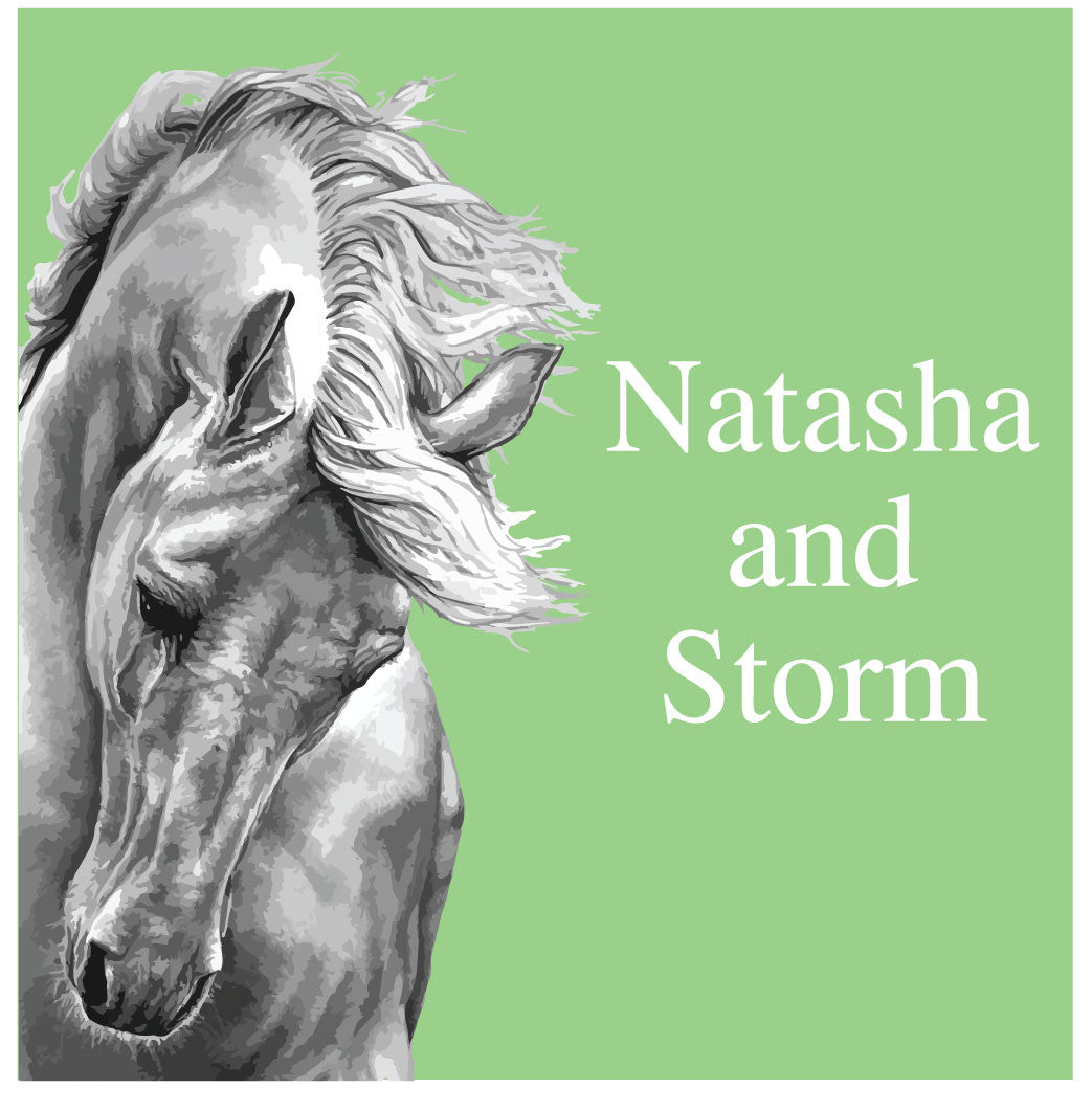Personalised Horse Head Sketch Equestrian Stickers - Pack of 10.