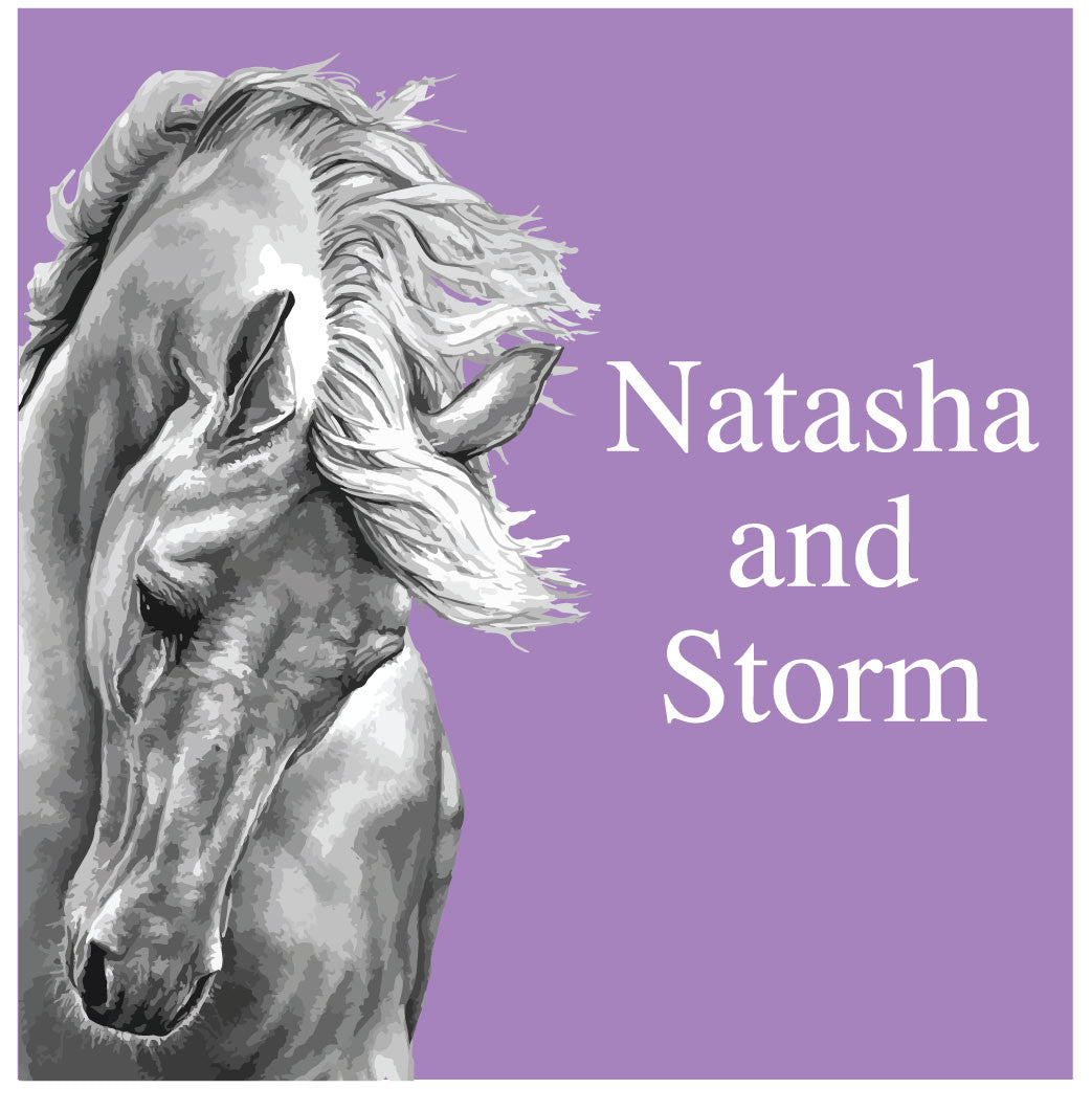 Personalised Horse Head Sketch Equestrian Stickers - Pack of 10.