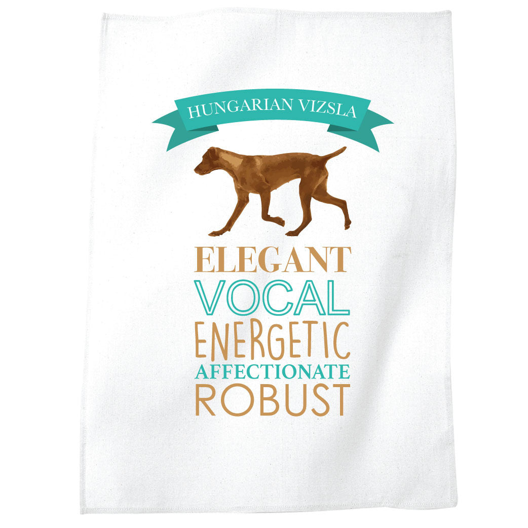 Hungarian Vizsla Dog Tea Towel