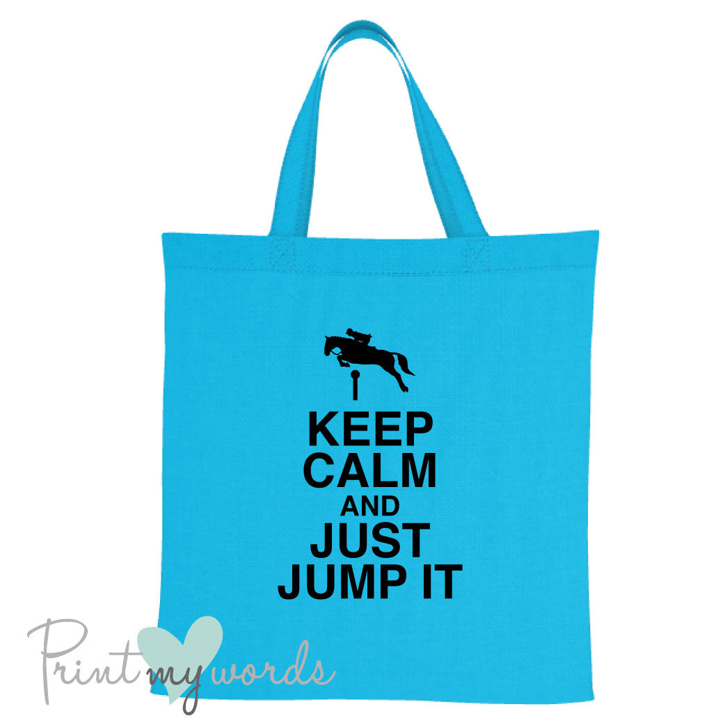 Keep Calm Funny Equestrian Tote Bag
