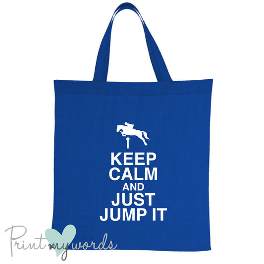 Keep Calm Funny Equestrian Tote Bag