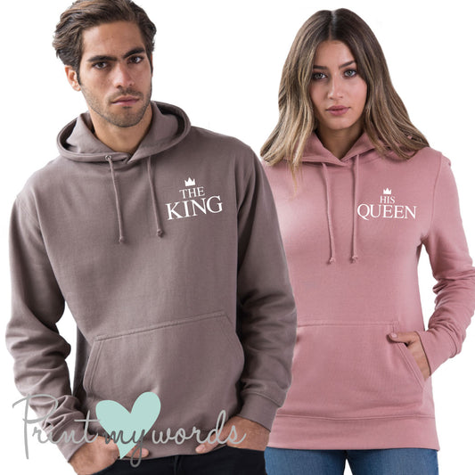 King and Queen Couple Hoodies x2