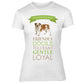 Ladies English Bulldog Dog Breed T-Shirt