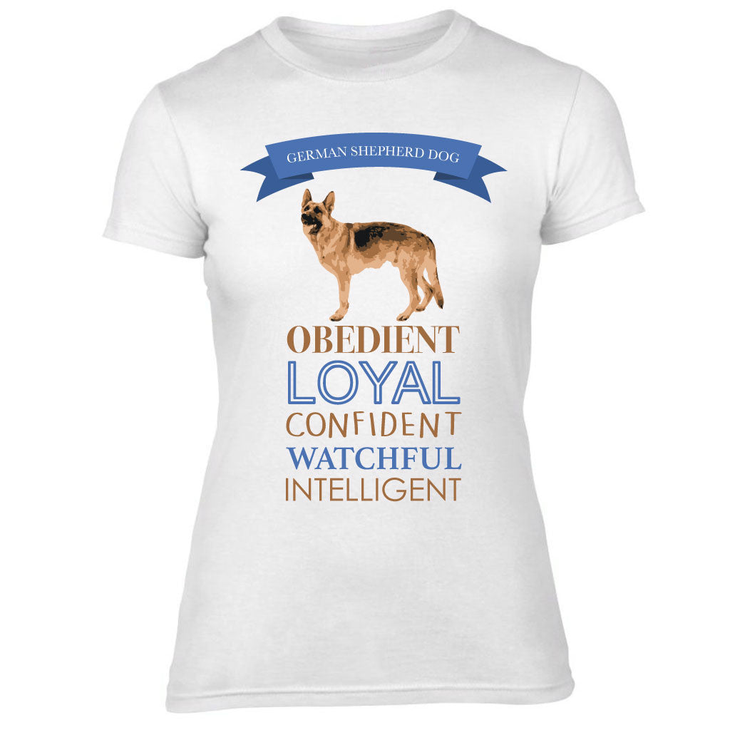 Ladies German Shepherd Dog Breed T-Shirt