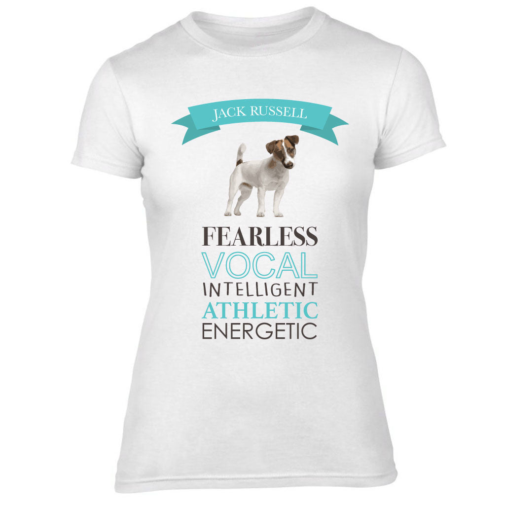 Ladies Jack Russell Dog Breed T-Shirt