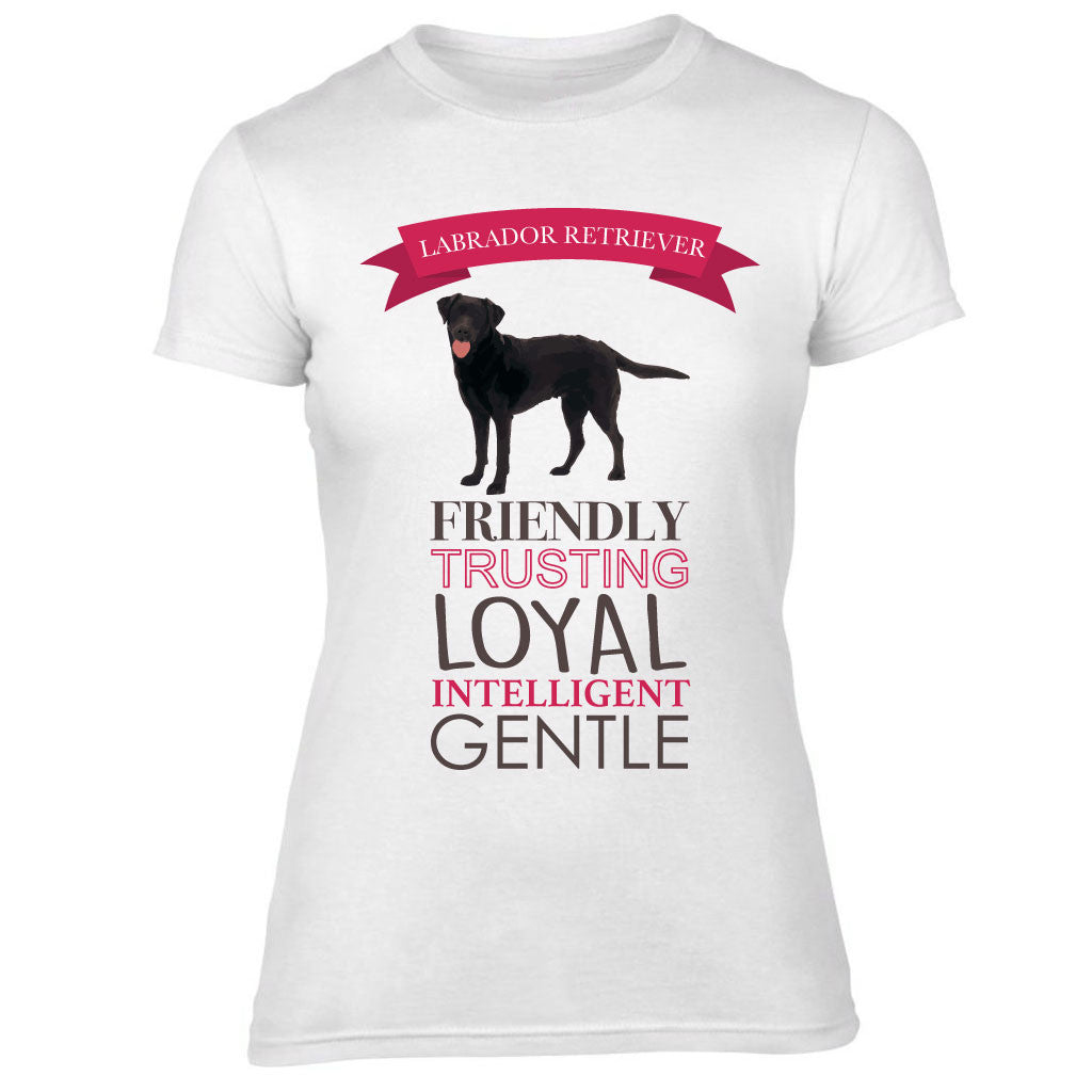 Ladies Labrador Retriever Dog Breed T-Shirt