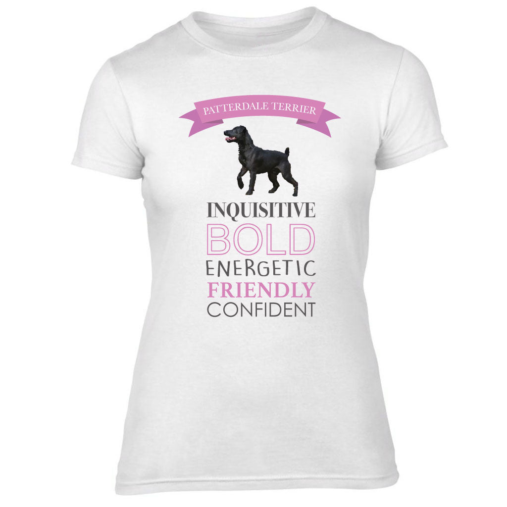 Ladies Patterdale Terrier Dog Breed T-Shirt