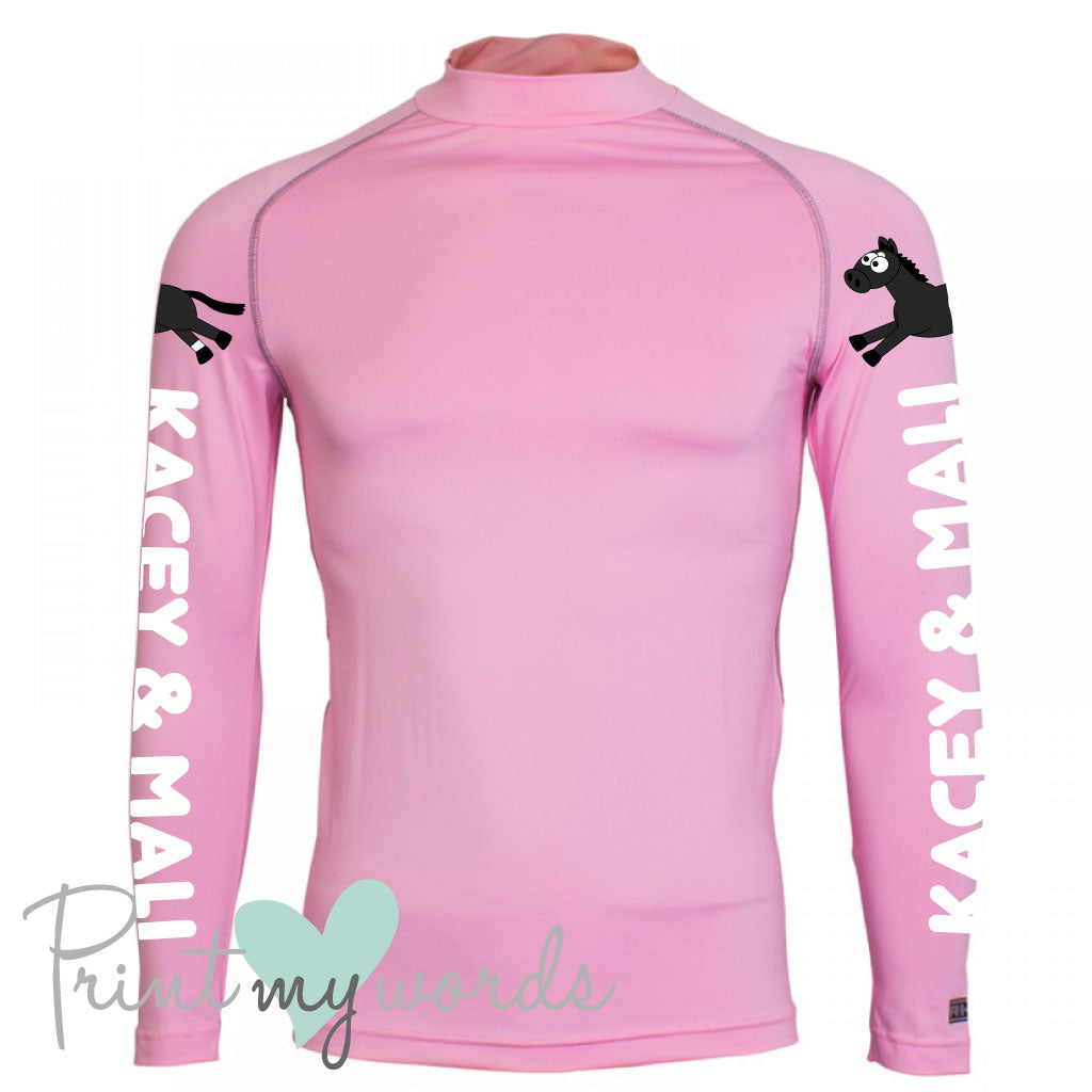 Plodders Children's Personalised XC Long Sleeve Baselayer