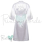 Personalised Satin Wedding Bridal Robe Dressing Gown - Mother Of The Bride