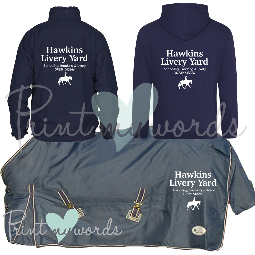 'Maisy' Ladies Personalised Matching Equestrian Set - Business Design