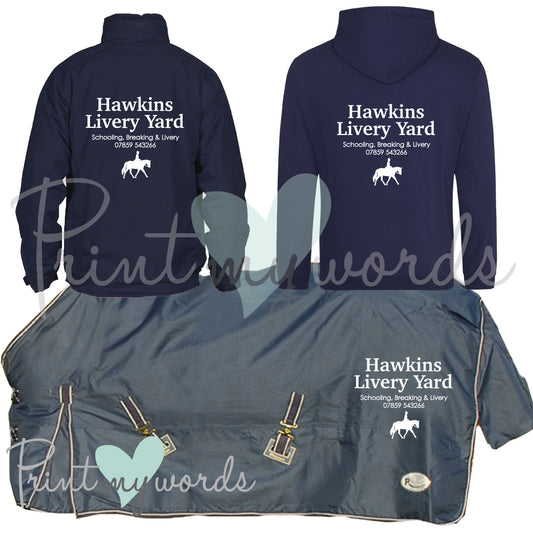 'Maisy' Children's Personalised Matching Equestrian Set - Business Design