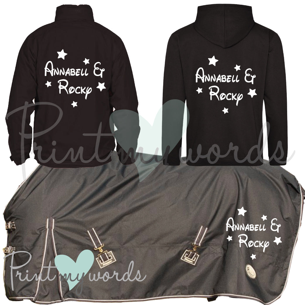 'Maisy' Ladies Personalised Matching Equestrian Set - Magical Design