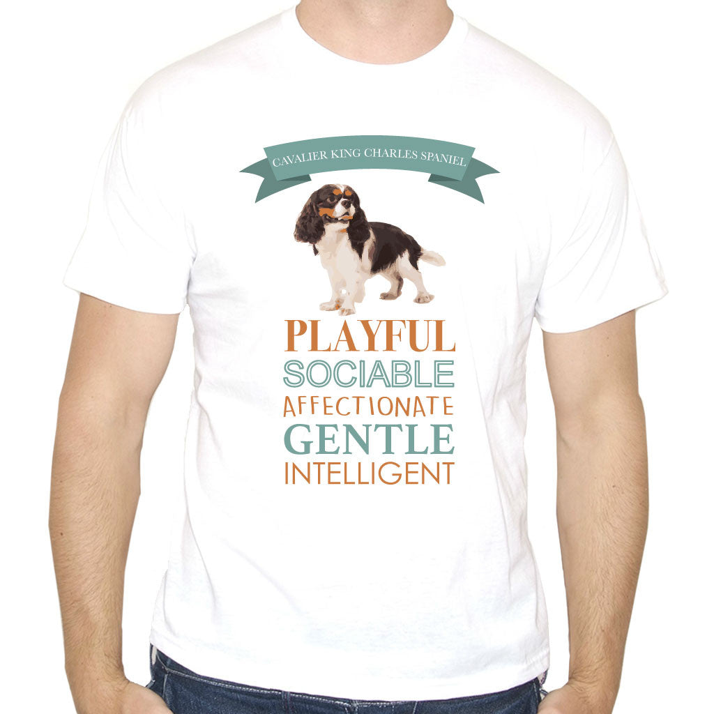 Men's Cavalier King Charles Spaniel Dog Breed T-Shirt