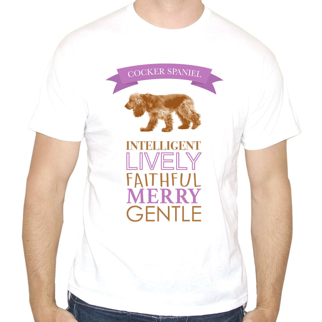 Men's Cocker Spaniel Dog Breed T-Shirt