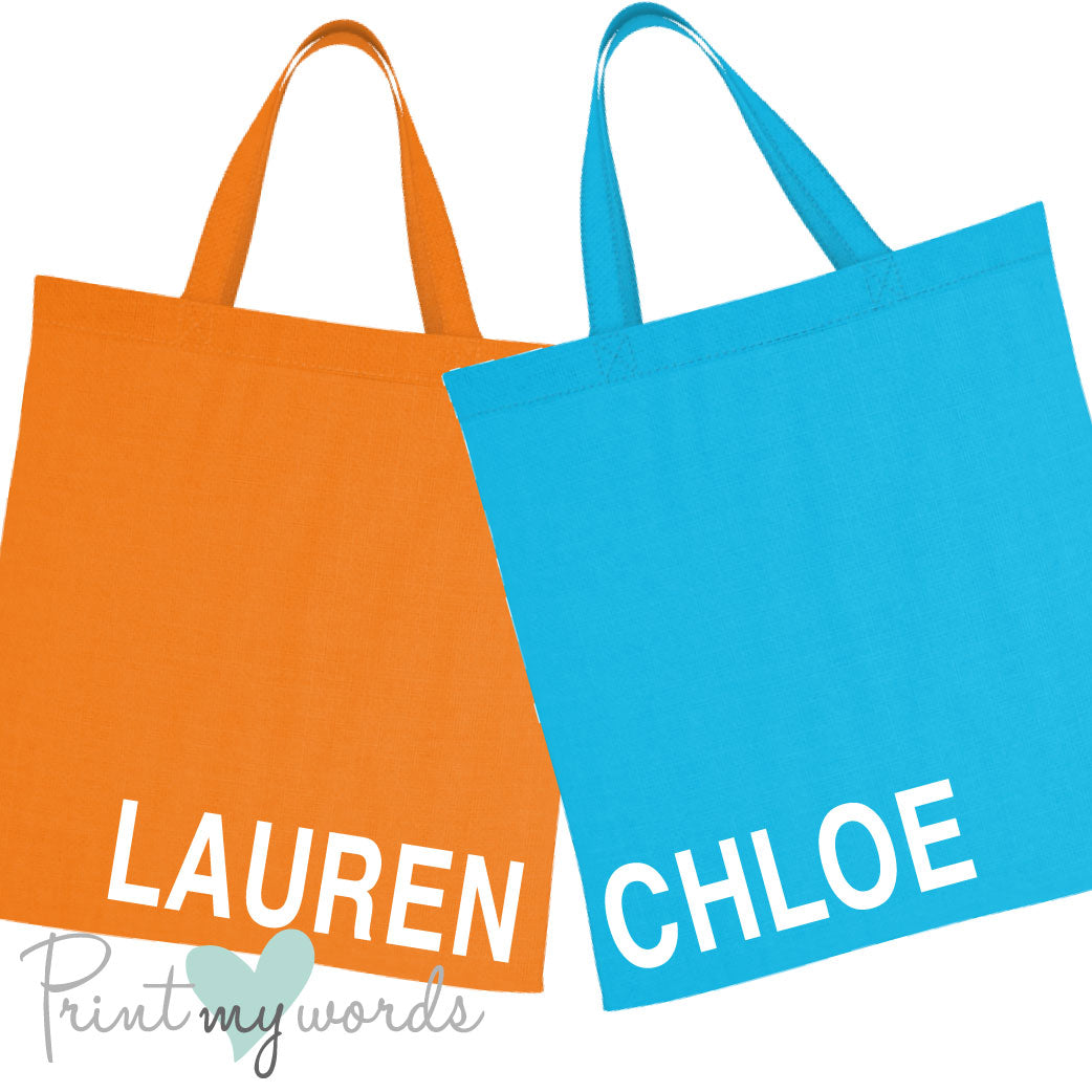 PERSONALISED NAMES Tote Bags – Print My Words - Main Image