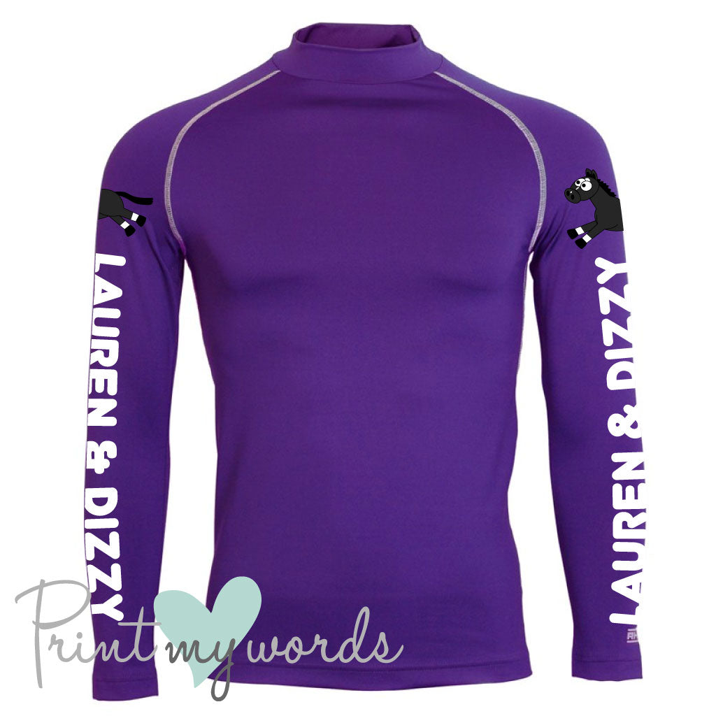 Plodders Children's Personalised XC Long Sleeve Baselayer