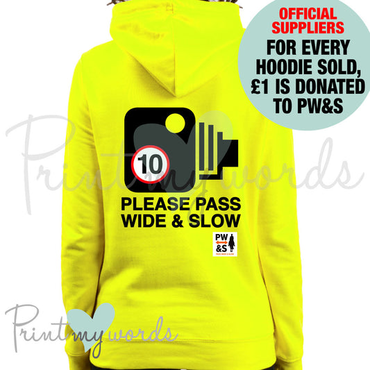 Official PW&S High Visibility Hi Vis Equestrian Neon Electric Hoodie hi-viz