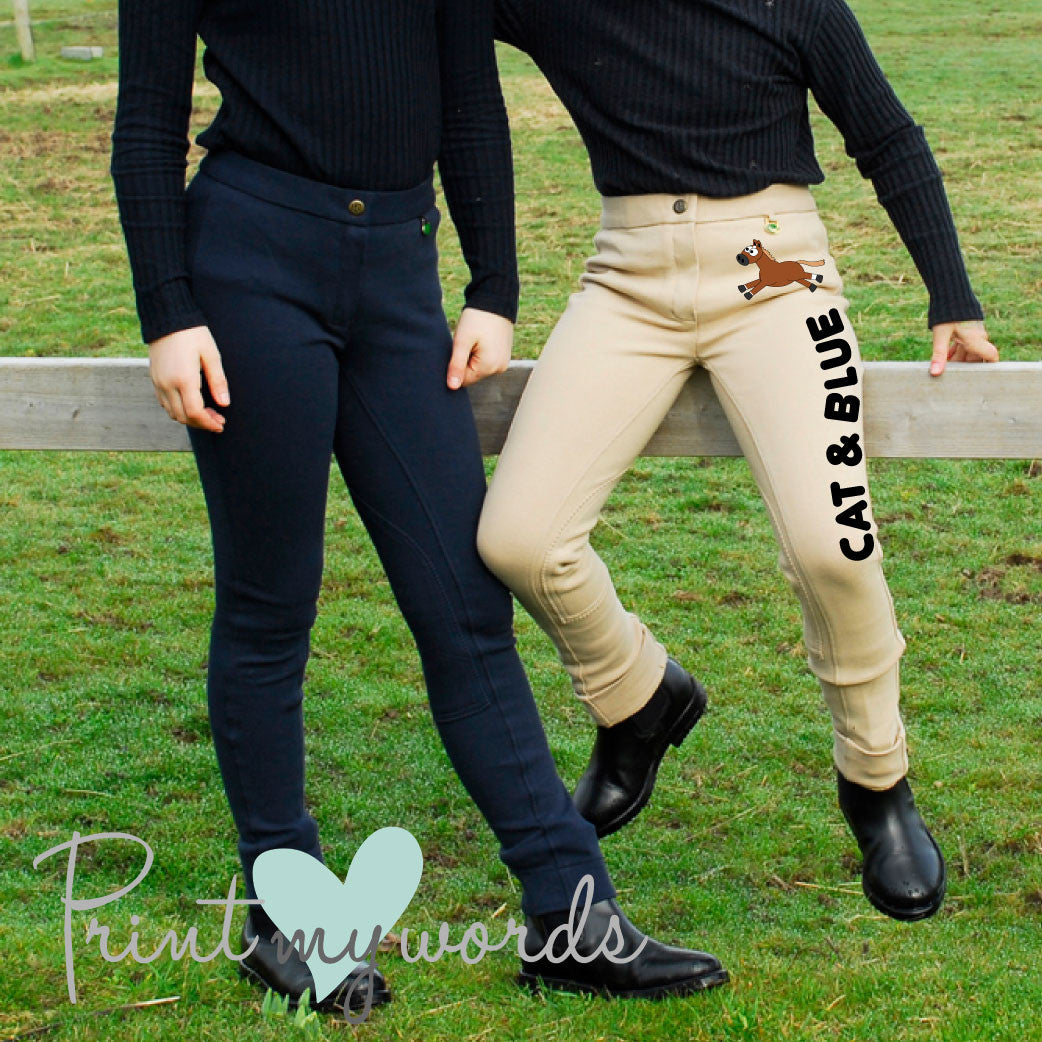 Children's Plodders Personalised Jodhpurs
