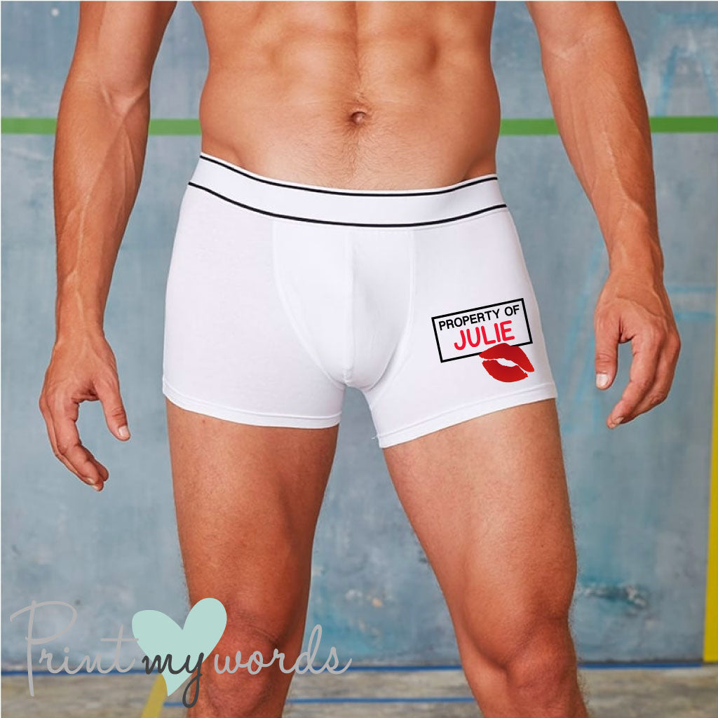 Men's Personalised Property Boxer Shorts