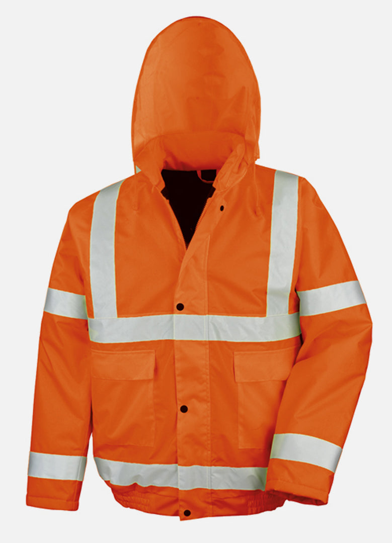 High Visibility Hi Vis Equestrian Reflective Waterproof Jacket Body Warmer DANGEROUS DRIVING