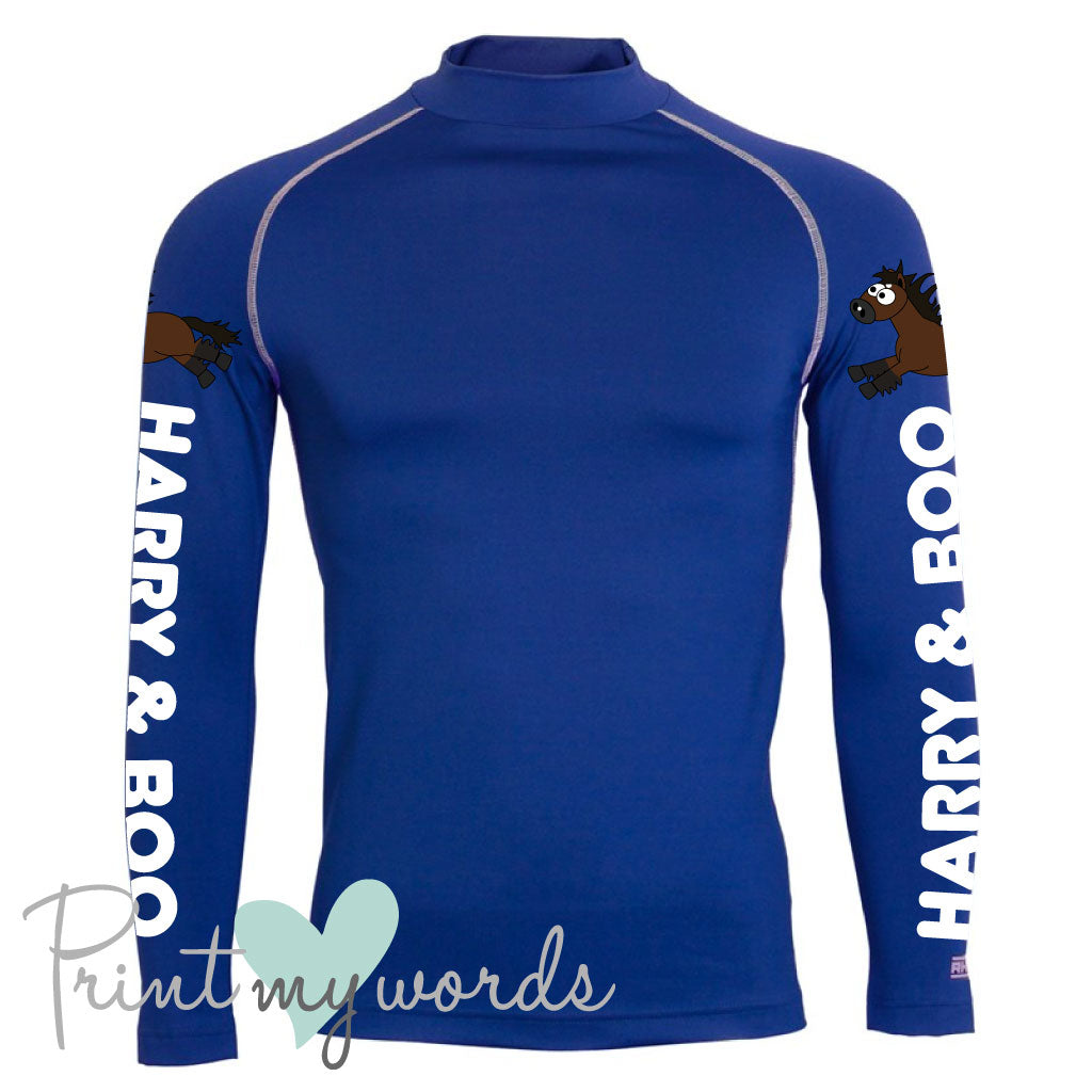 Plodders Children's Personalised XC Long Sleeve Baselayer