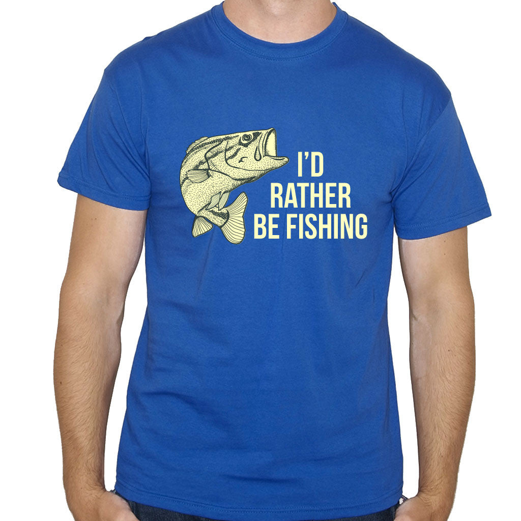 Men's I'd Rather Be Fishing T-Shirt