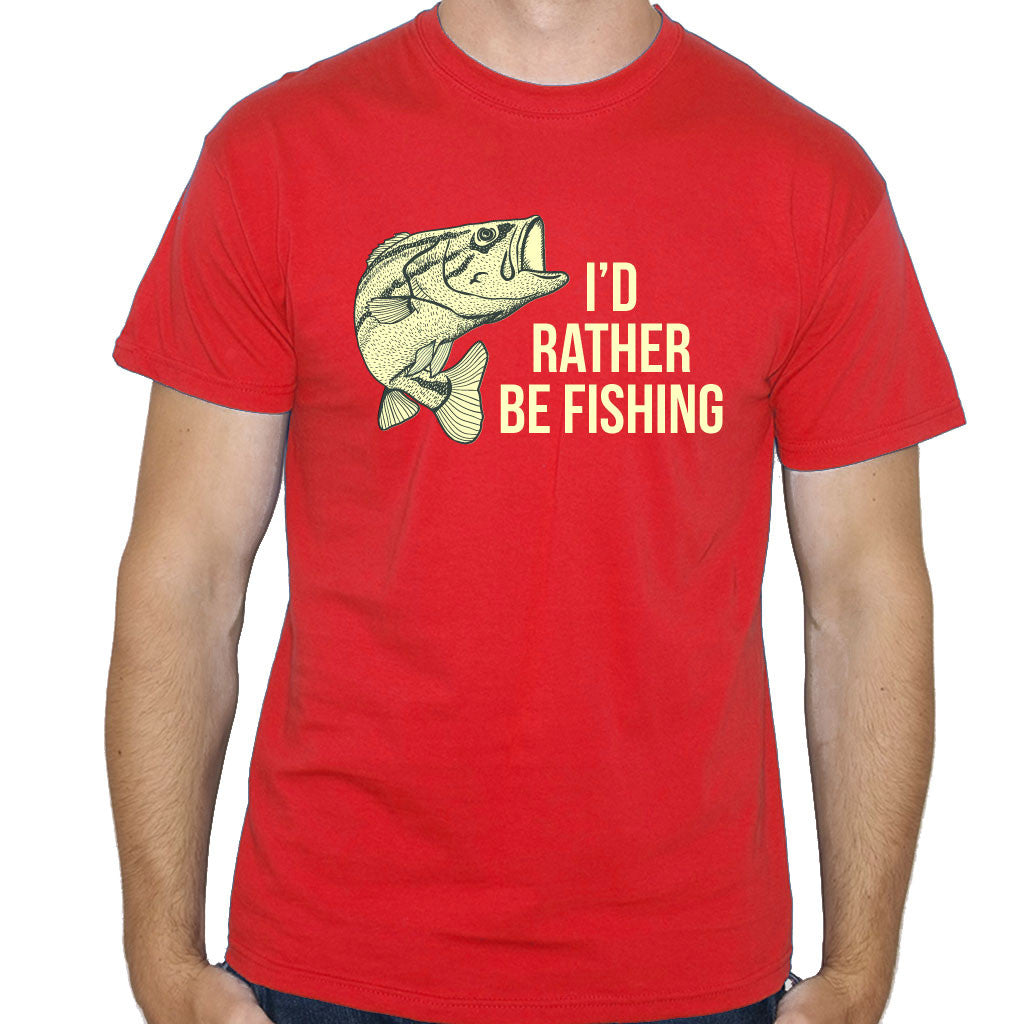 Men's I'd Rather Be Fishing T-Shirt