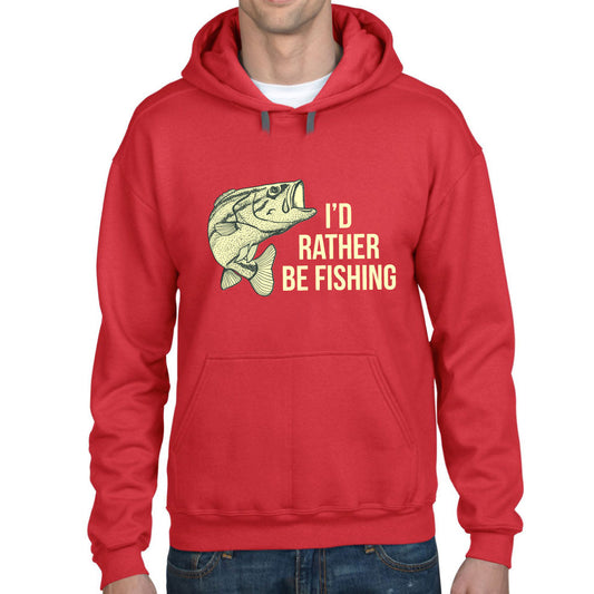 Men's I'd Rather Be Fishing Hoodie