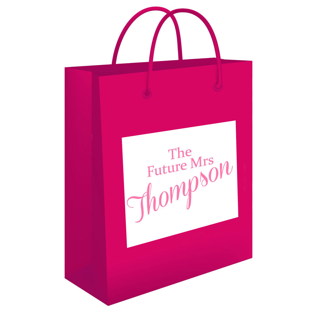 The Future Mrs Personalised Hen Party Gift Bag