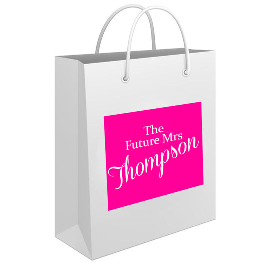The Future Mrs Personalised Hen Party Gift Bag