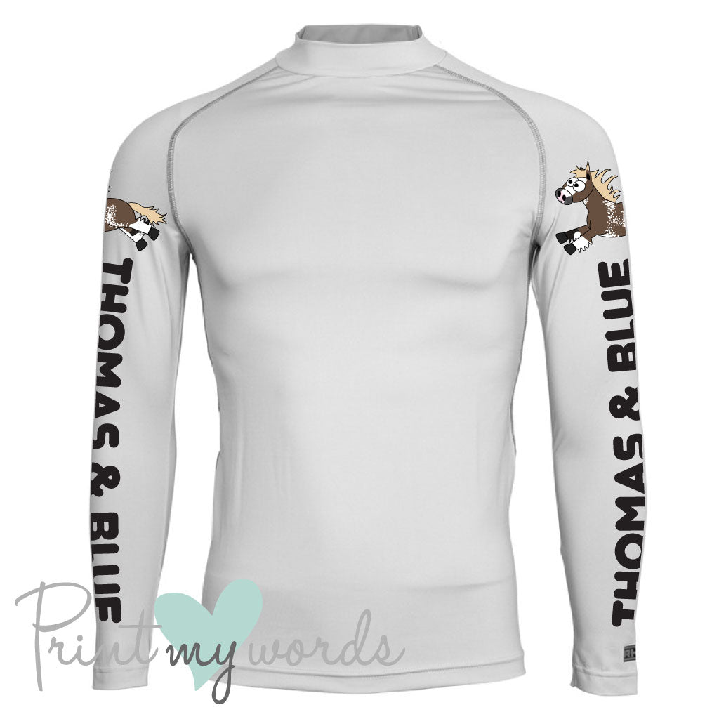 Plodders Children's Personalised XC Long Sleeve Baselayer