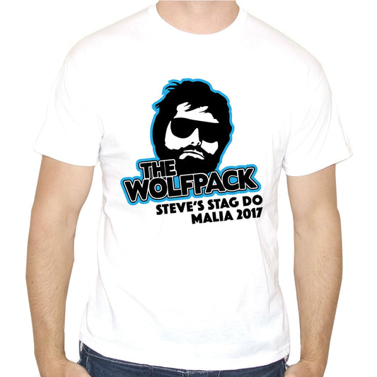 The Wolfpack Personalised Stag T-Shirt