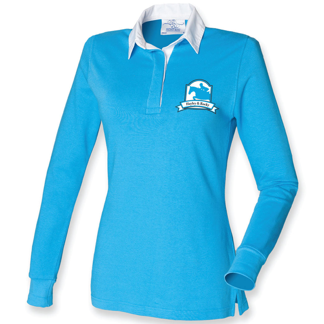 Ladies Long Sleeve Personalised Equestrian Shirt Print My Words
