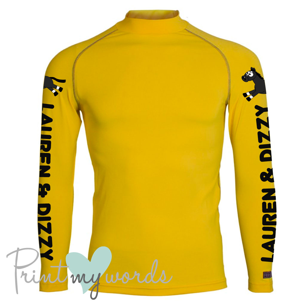 Plodders Children's Personalised XC Long Sleeve Baselayer