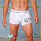 Men's Personalised Belongs To Boxer Shorts