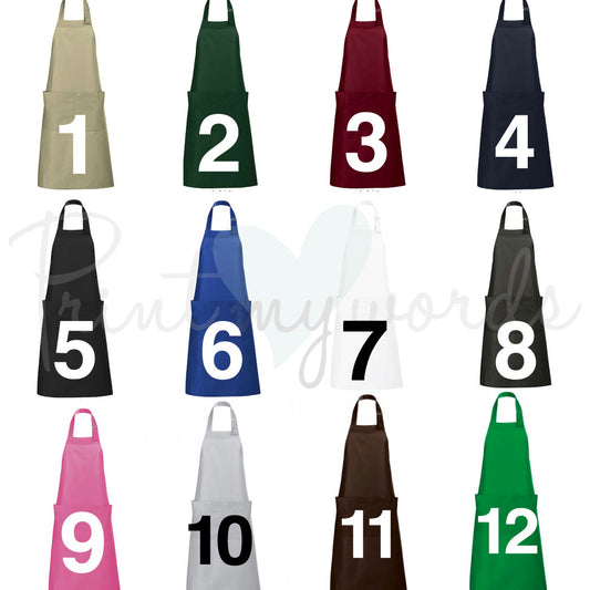 Men's Personalised Kitchen Cooking Apron Bib - Personalised Kitchen