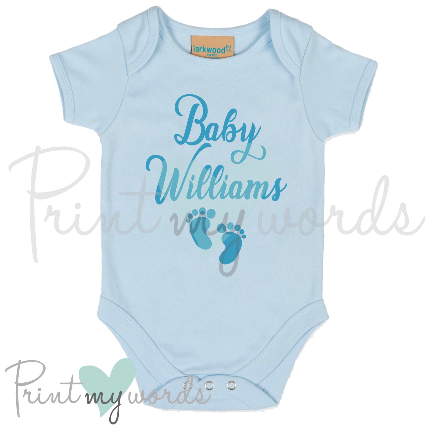 Personalised Baby Pregnancy Announcement Vest