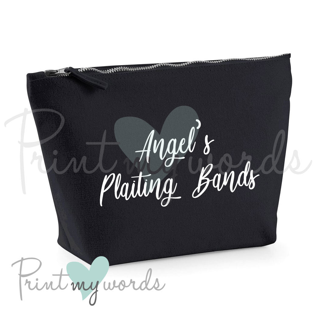Personalised Plaiting Bands Pouch