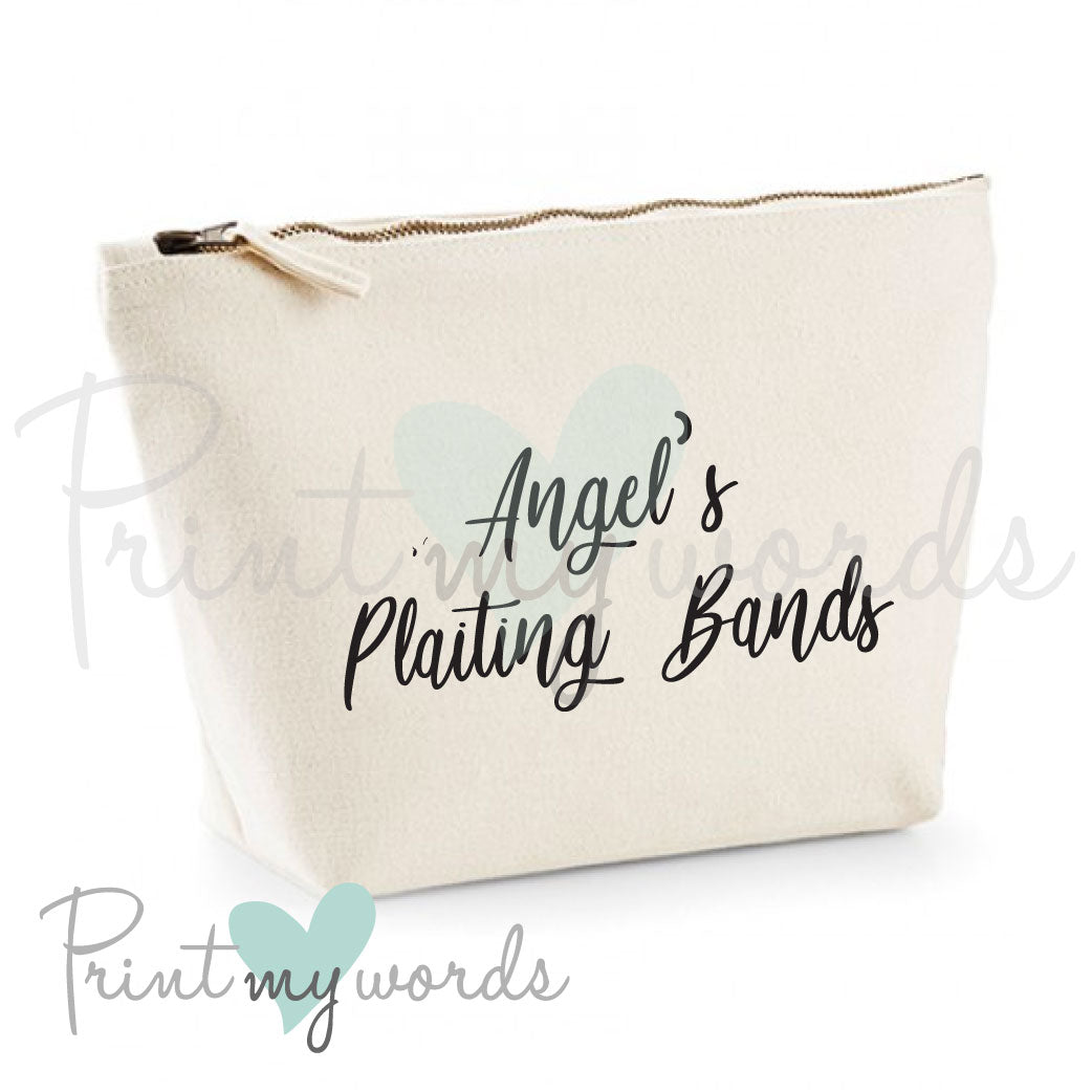 Personalised Plaiting Bands Pouch