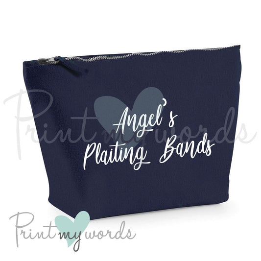 Personalised Plaiting Bands Pouch