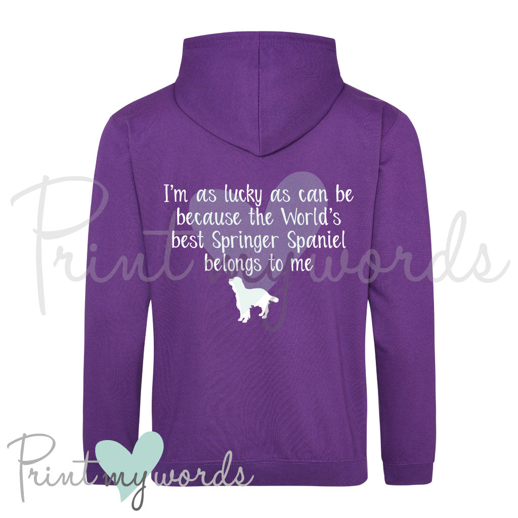 Unisex Best Springer Spaniel Hoodie