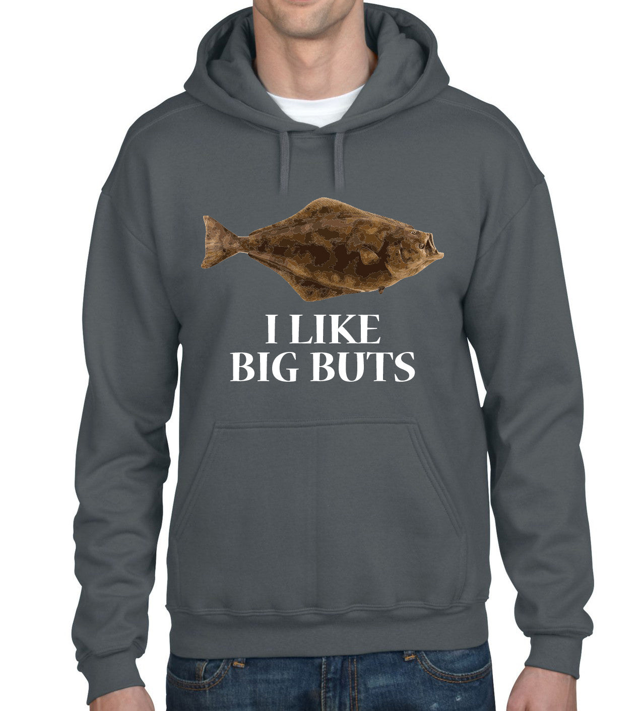 Men's I Like Big Buts Fishing Hoodie